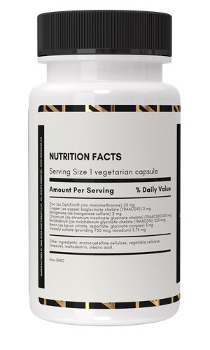 Only Trace Minerals Nutrition Facts