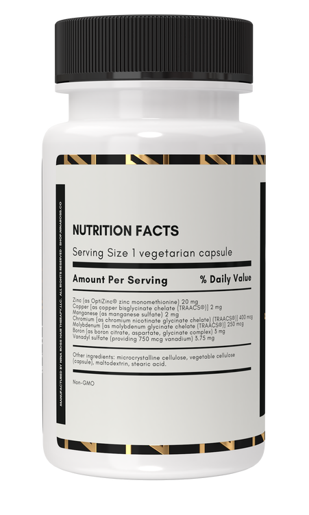 Only Trace Minerals Nutrition Facts
